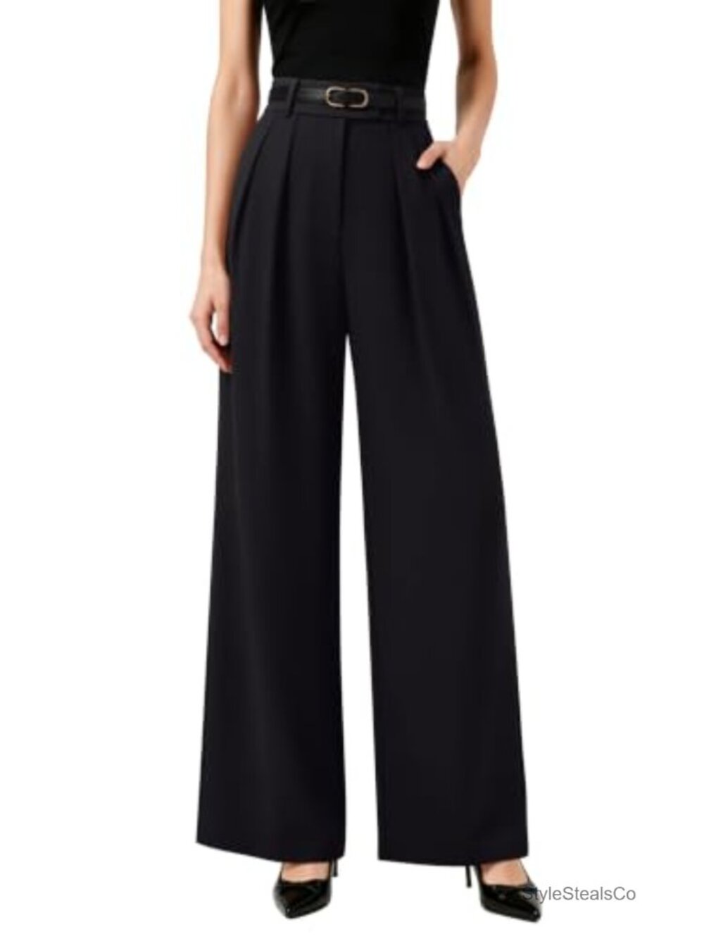 NIMIN Wide Leg Work Dress Pants Business Casual Trousers